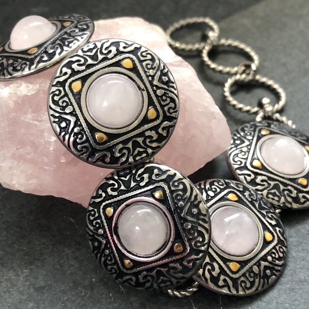 Genuine Rose Quartz Bracelet